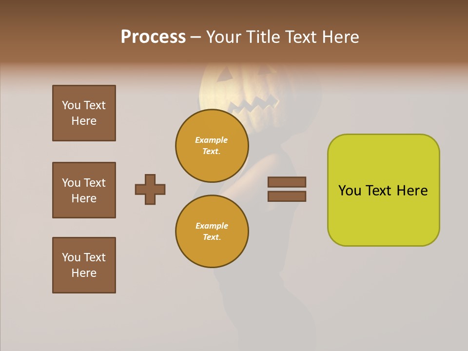 Laces Horror Postcard PowerPoint Template
