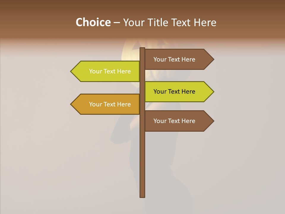 Laces Horror Postcard PowerPoint Template