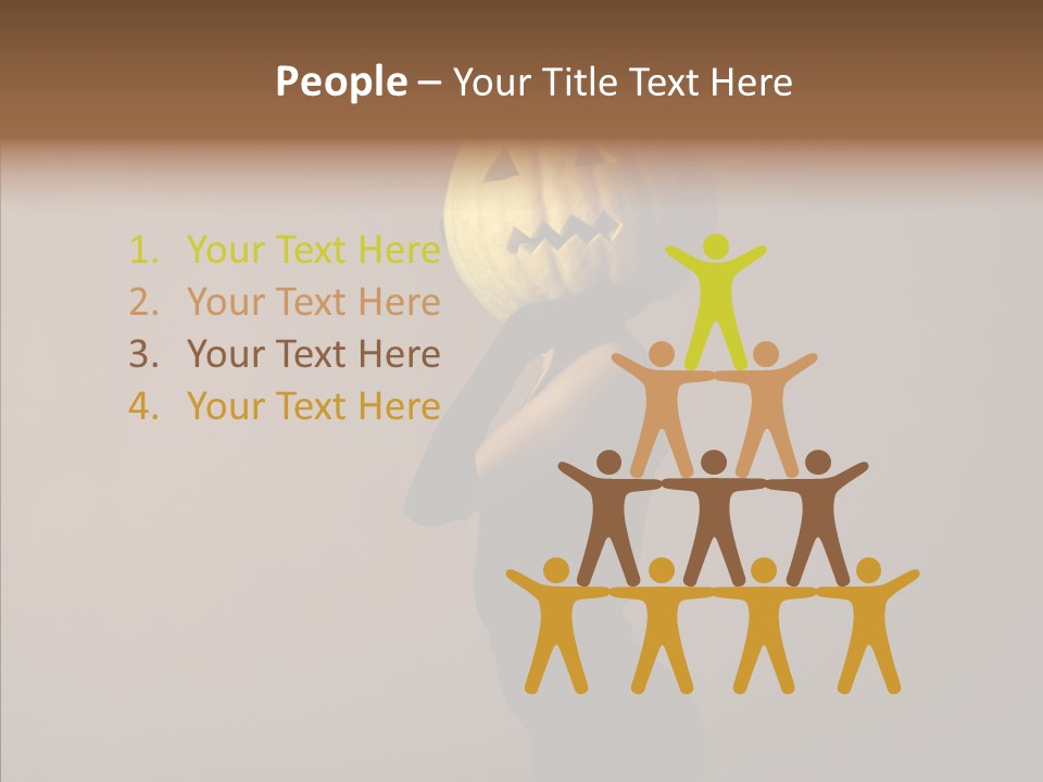 Laces Horror Postcard PowerPoint Template