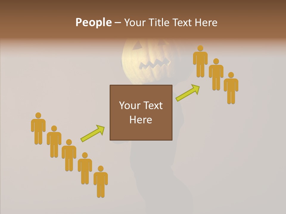 Laces Horror Postcard PowerPoint Template