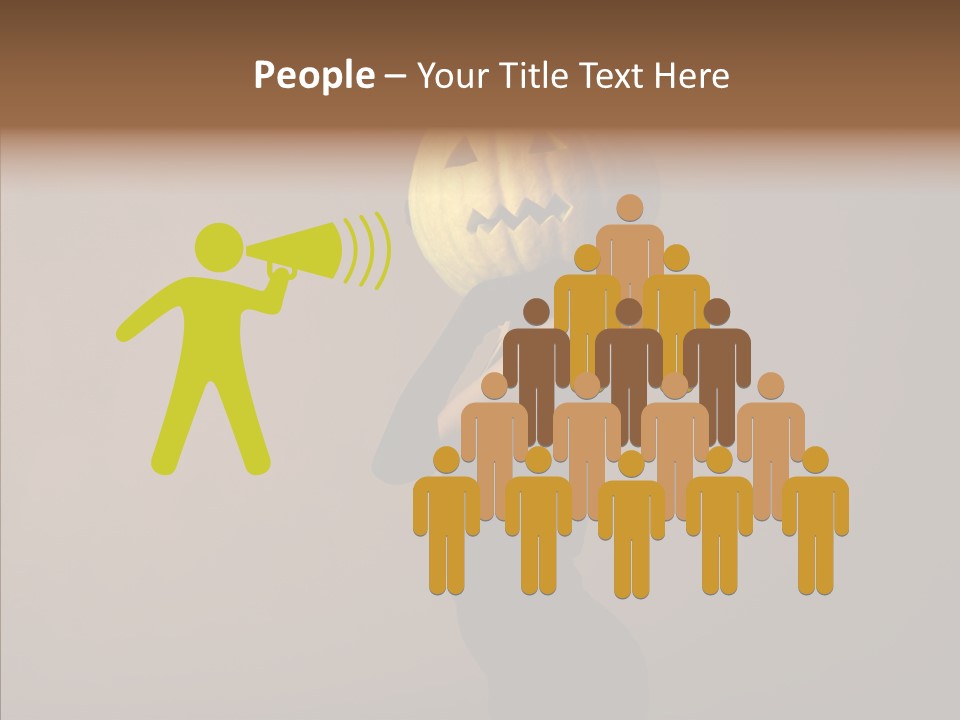 Laces Horror Postcard PowerPoint Template