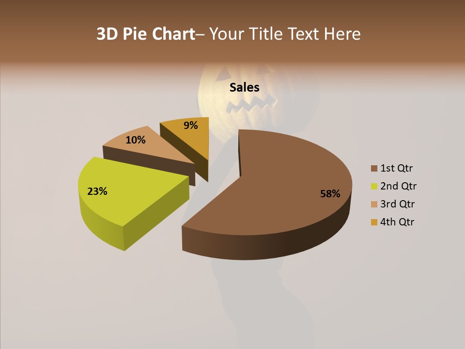 Laces Horror Postcard PowerPoint Template