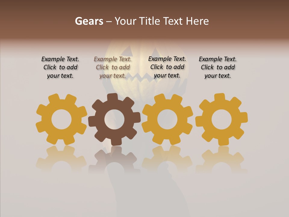 Girl Harmonious Postcard PowerPoint Template