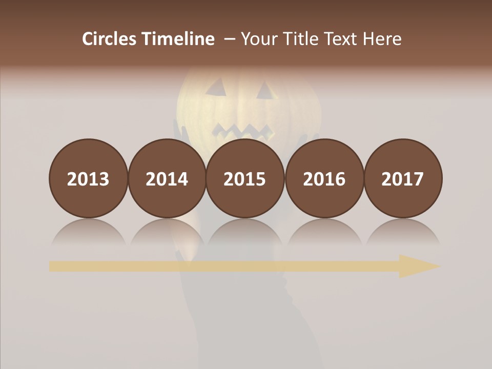 Girl Harmonious Postcard PowerPoint Template