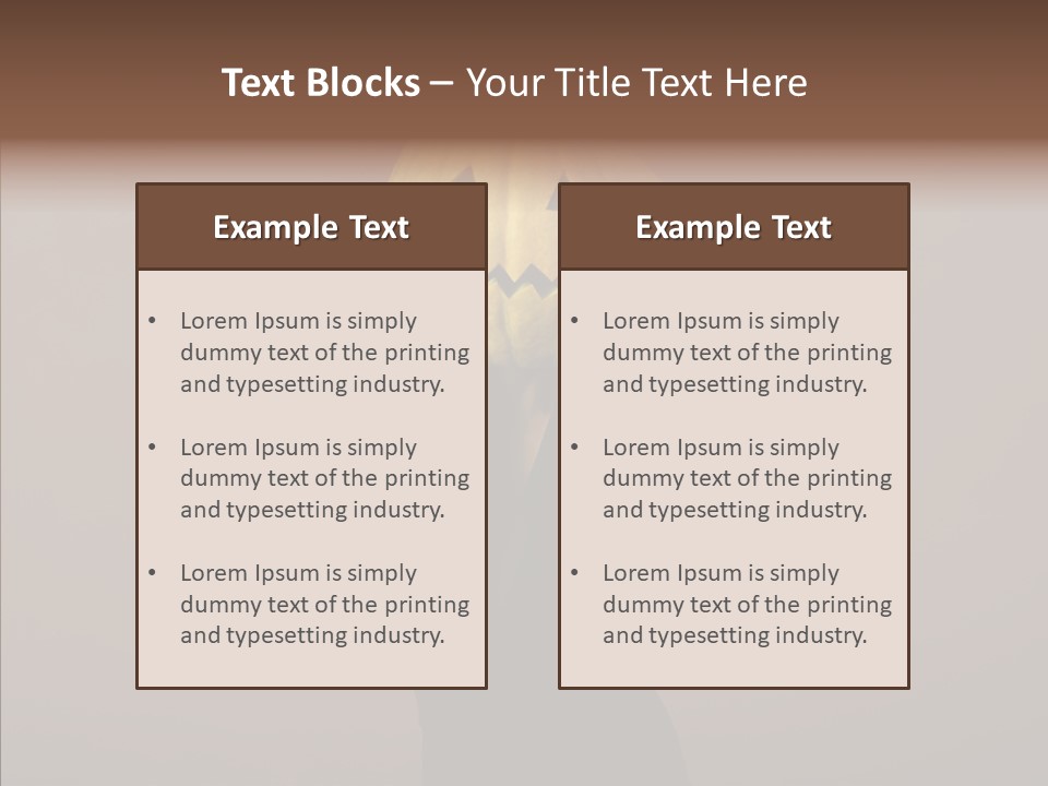 Girl Harmonious Postcard PowerPoint Template