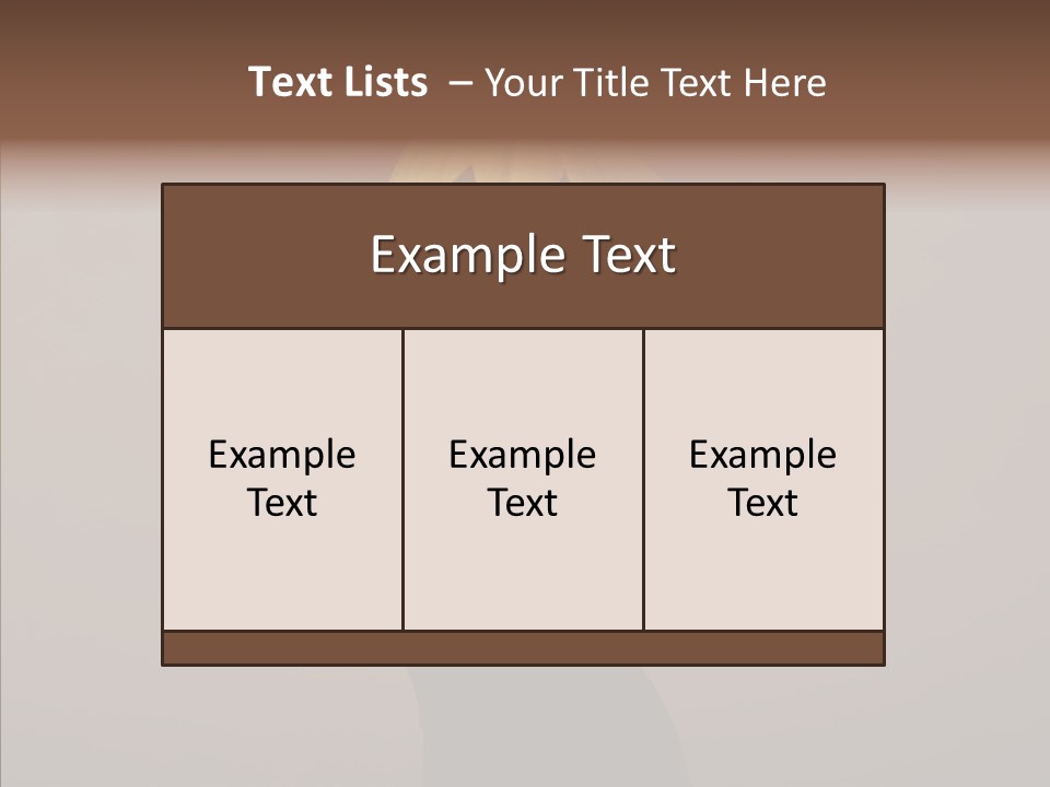 Girl Harmonious Postcard PowerPoint Template