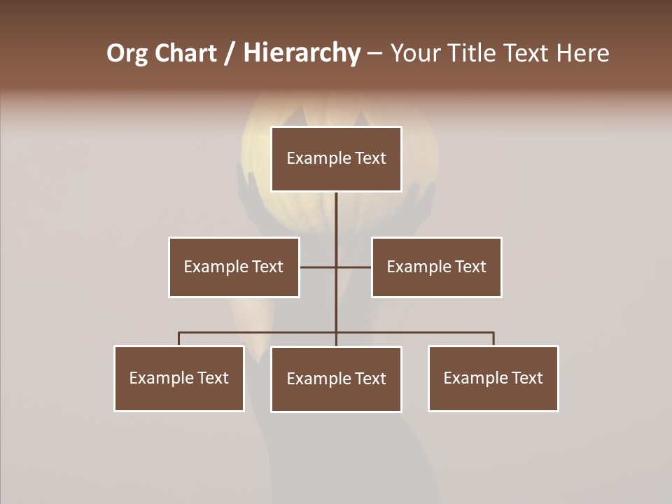 Girl Harmonious Postcard PowerPoint Template