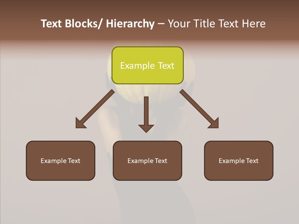 Girl Harmonious Postcard PowerPoint Template