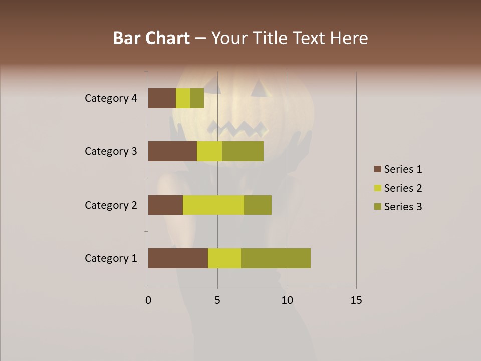 Girl Harmonious Postcard PowerPoint Template