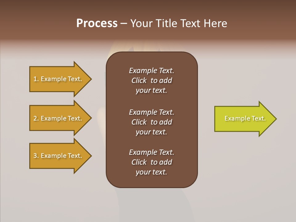 Girl Harmonious Postcard PowerPoint Template