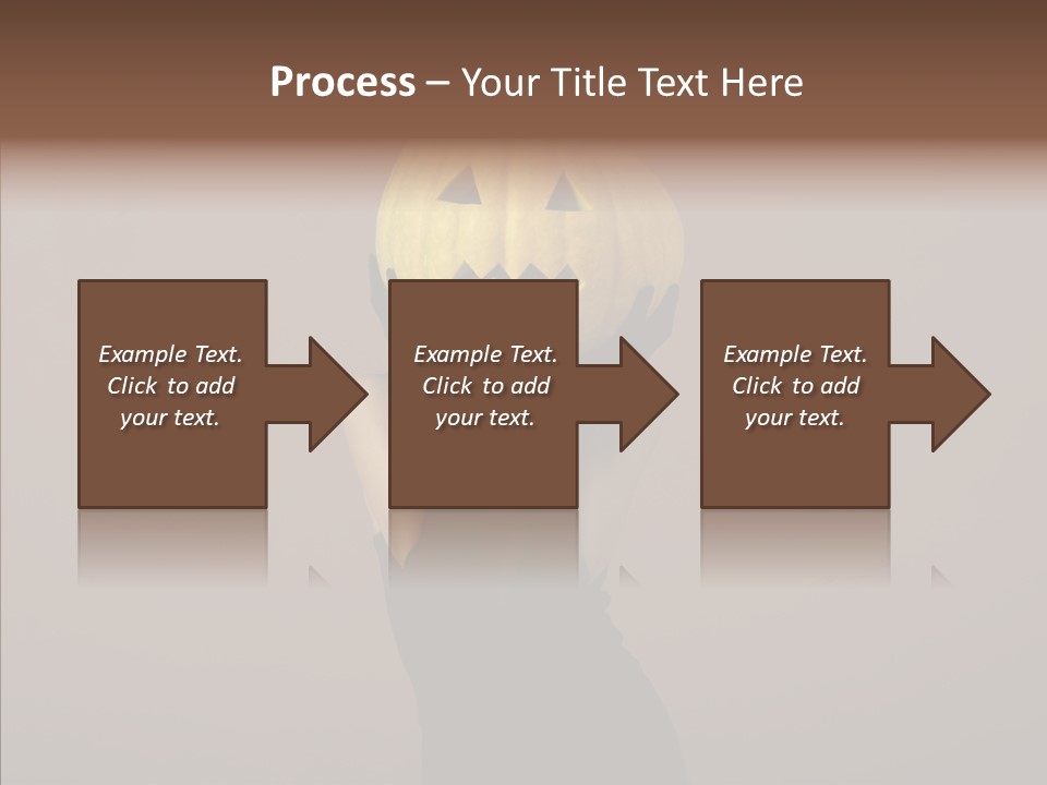 Girl Harmonious Postcard PowerPoint Template