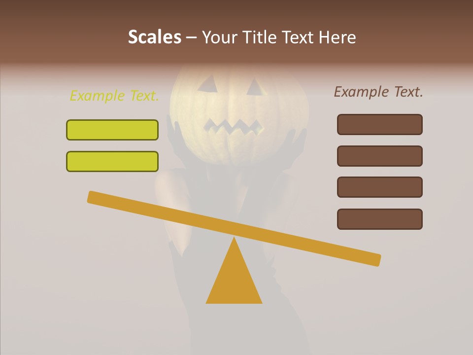 Girl Harmonious Postcard PowerPoint Template