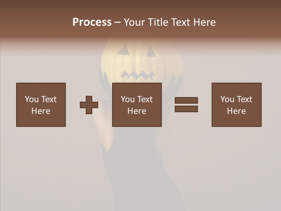 Girl Harmonious Postcard PowerPoint Template