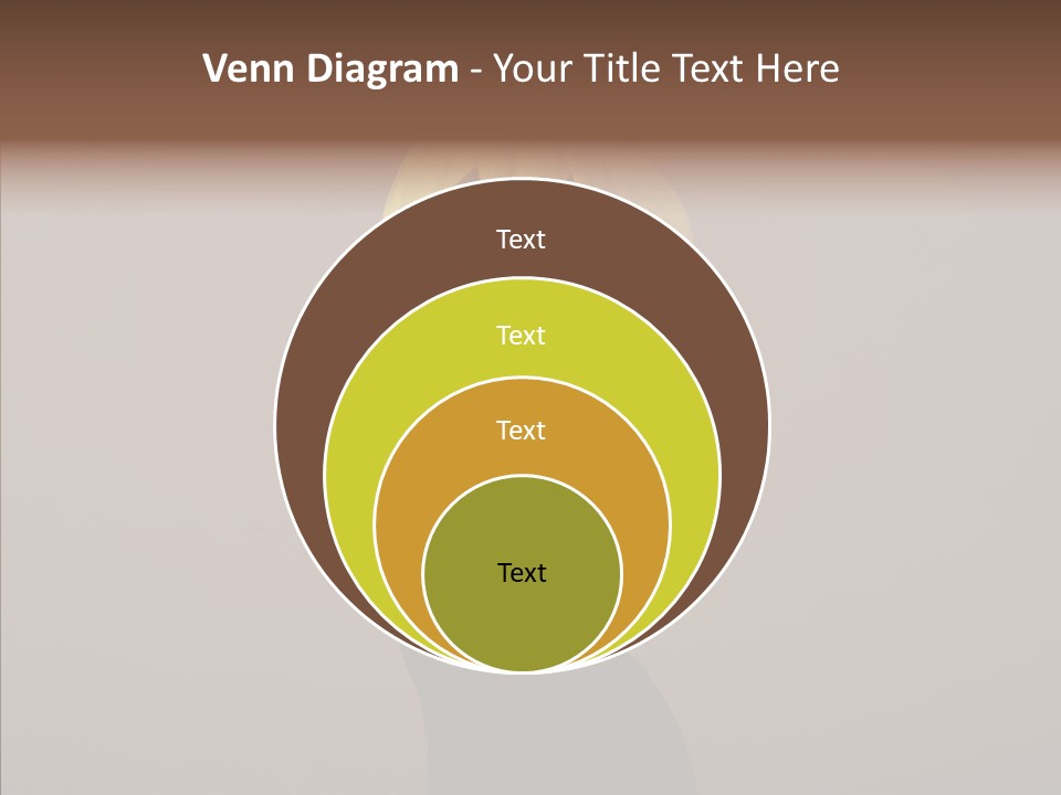 Girl Harmonious Postcard PowerPoint Template