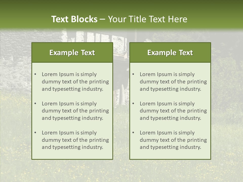 Hotel Agreeable Blue PowerPoint Template