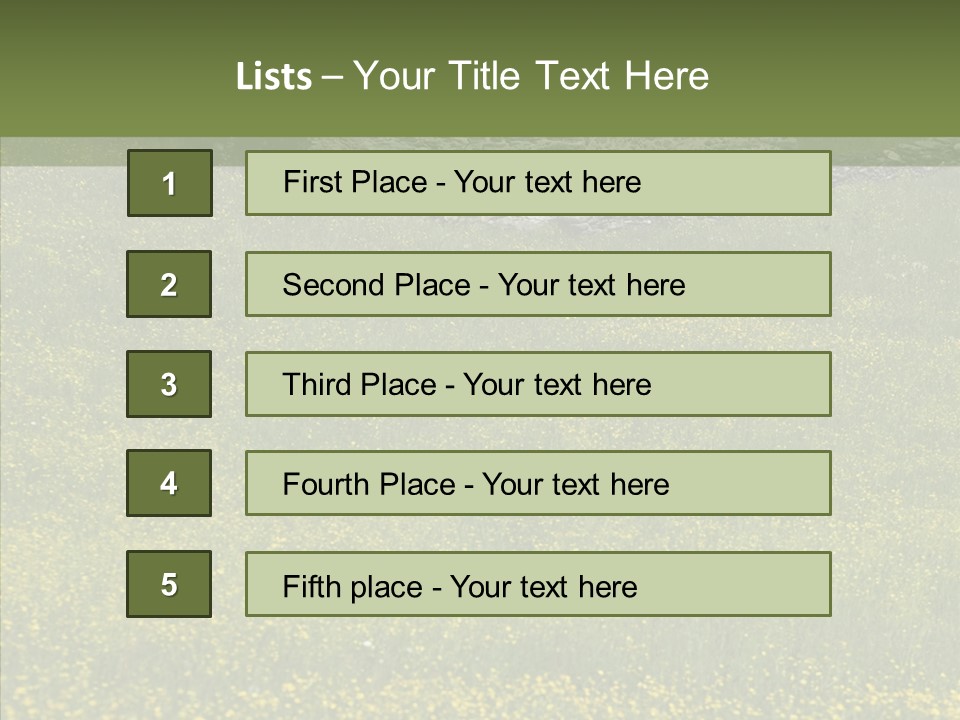 Scenery Villa Farming PowerPoint Template