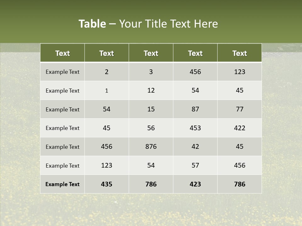 Scenery Villa Farming PowerPoint Template
