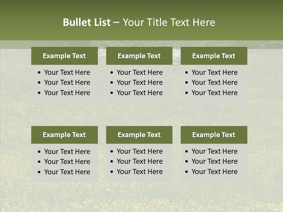 Scenery Villa Farming PowerPoint Template