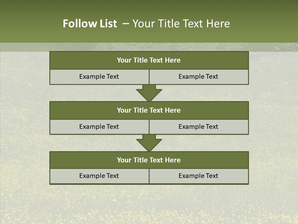 Scenery Villa Farming PowerPoint Template