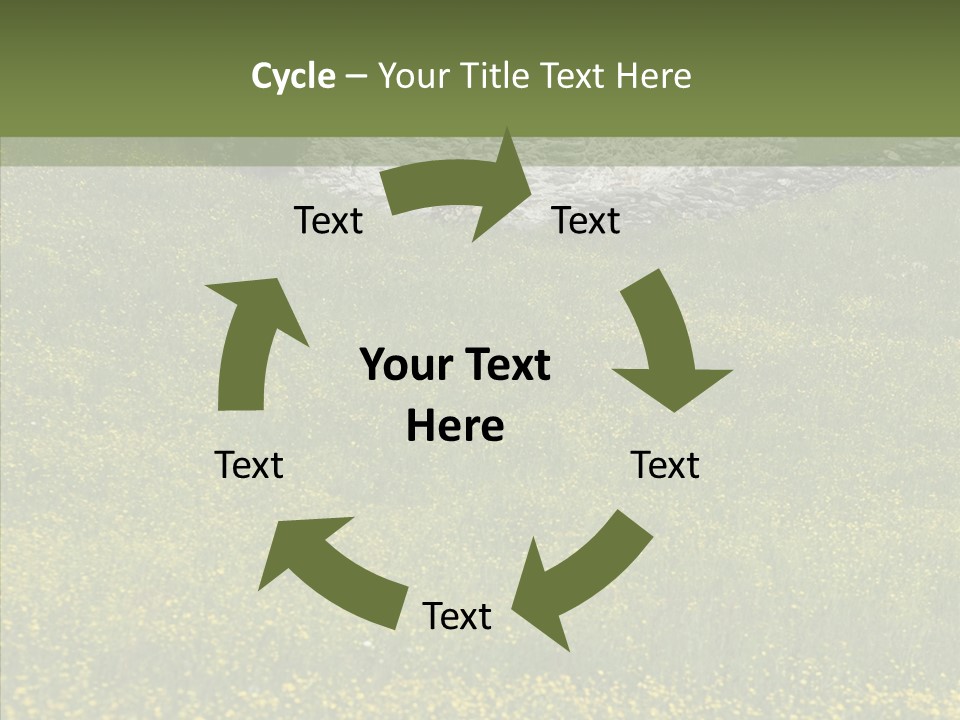 Scenery Villa Farming PowerPoint Template