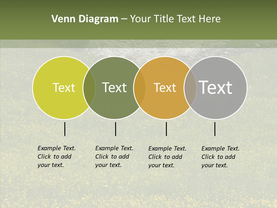 Scenery Villa Farming PowerPoint Template