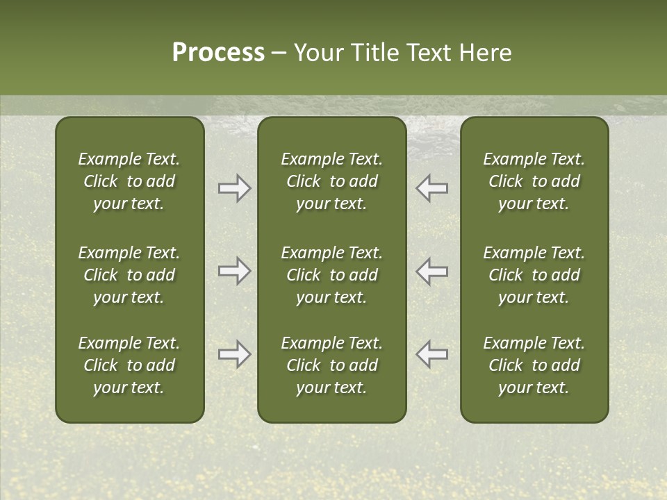 Scenery Villa Farming PowerPoint Template