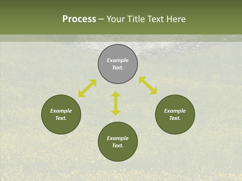 Scenery Villa Farming PowerPoint Template