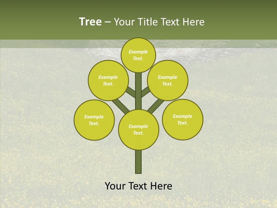 Scenery Villa Farming PowerPoint Template