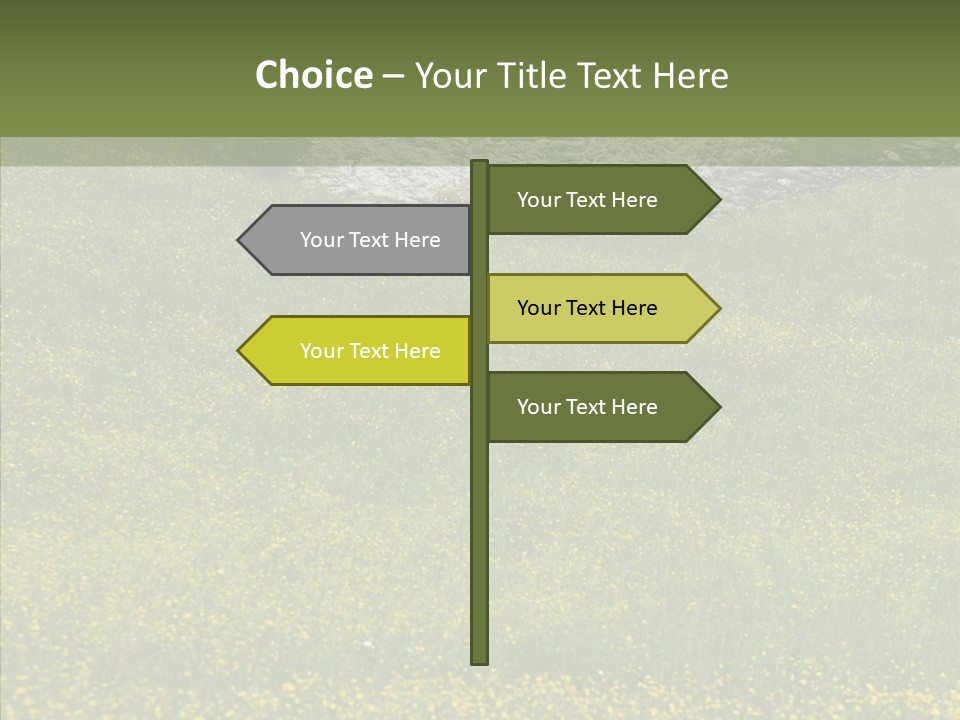 Scenery Villa Farming PowerPoint Template