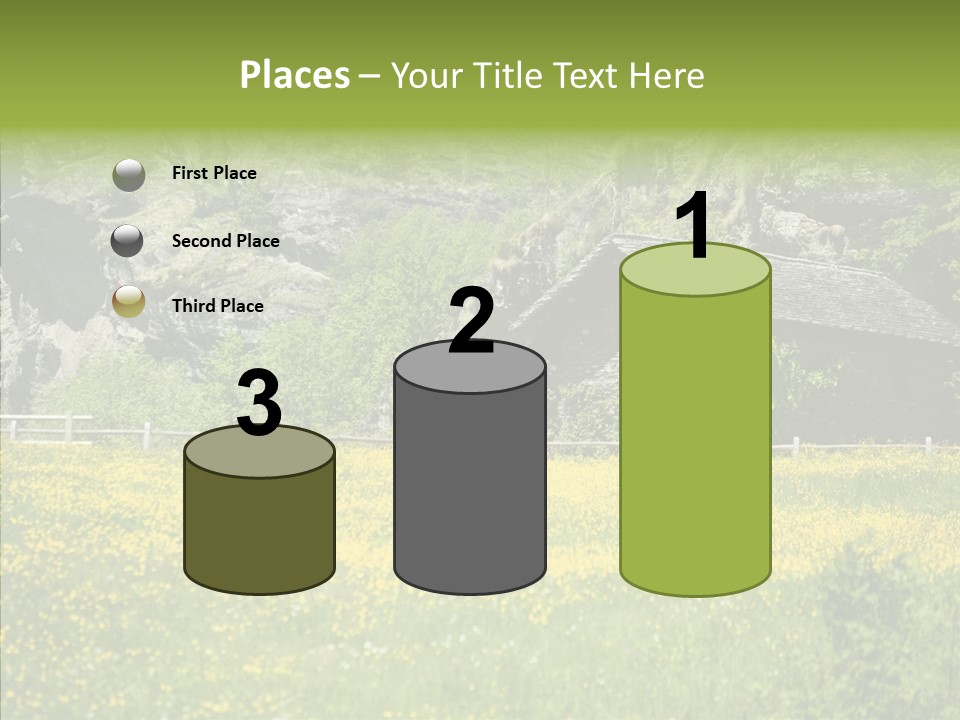 Field Outdoors Shack PowerPoint Template