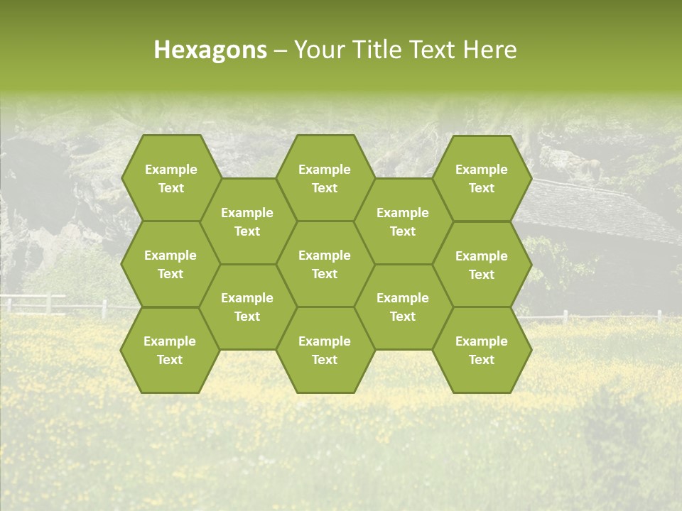 Field Outdoors Shack PowerPoint Template