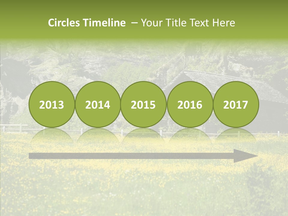 Field Outdoors Shack PowerPoint Template