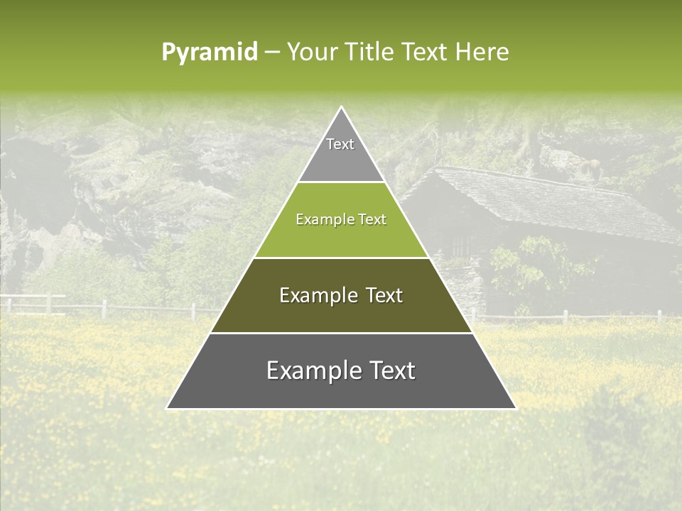 Field Outdoors Shack PowerPoint Template