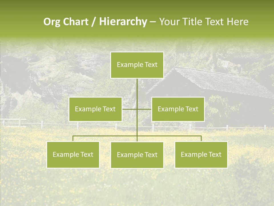 Field Outdoors Shack PowerPoint Template