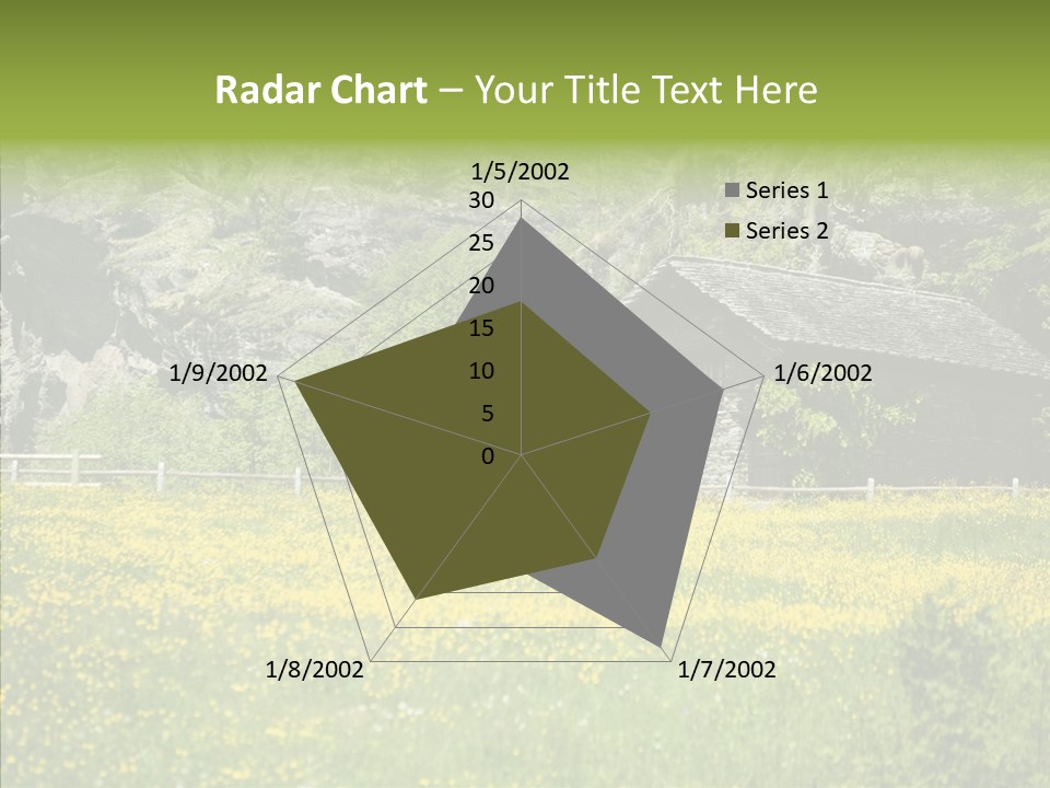 Field Outdoors Shack PowerPoint Template