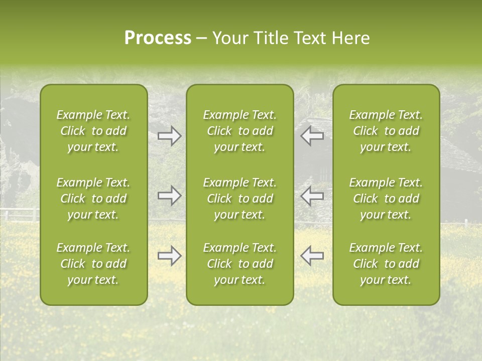 Field Outdoors Shack PowerPoint Template