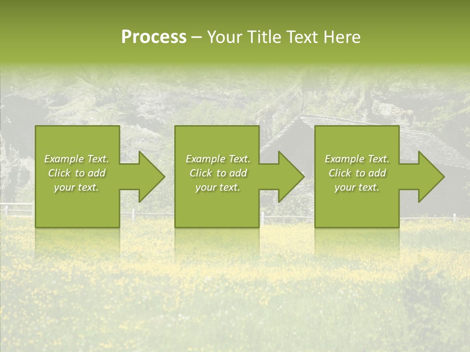 Field Outdoors Shack PowerPoint Template