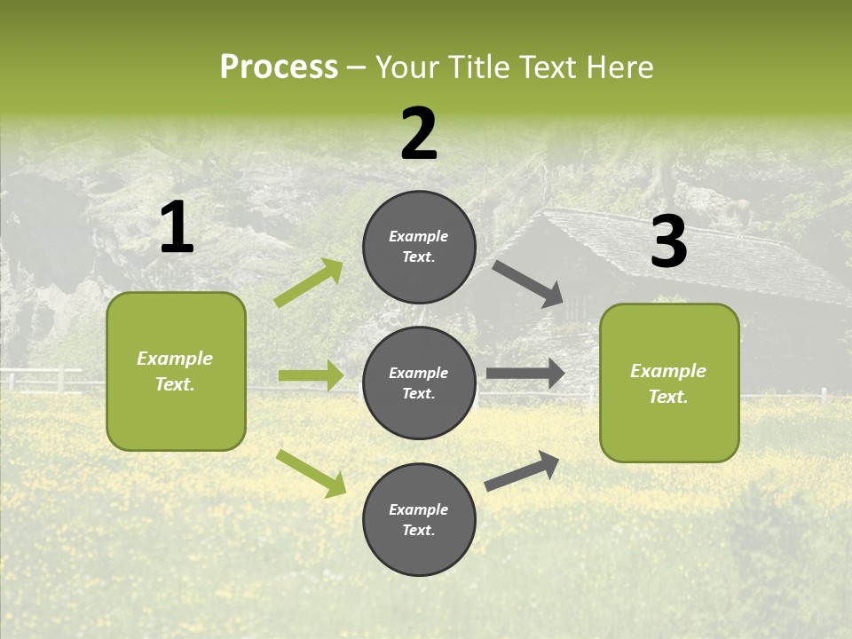 Field Outdoors Shack PowerPoint Template