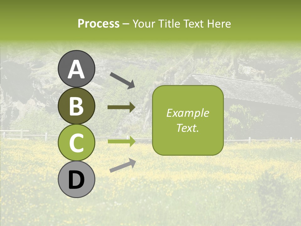 Field Outdoors Shack PowerPoint Template
