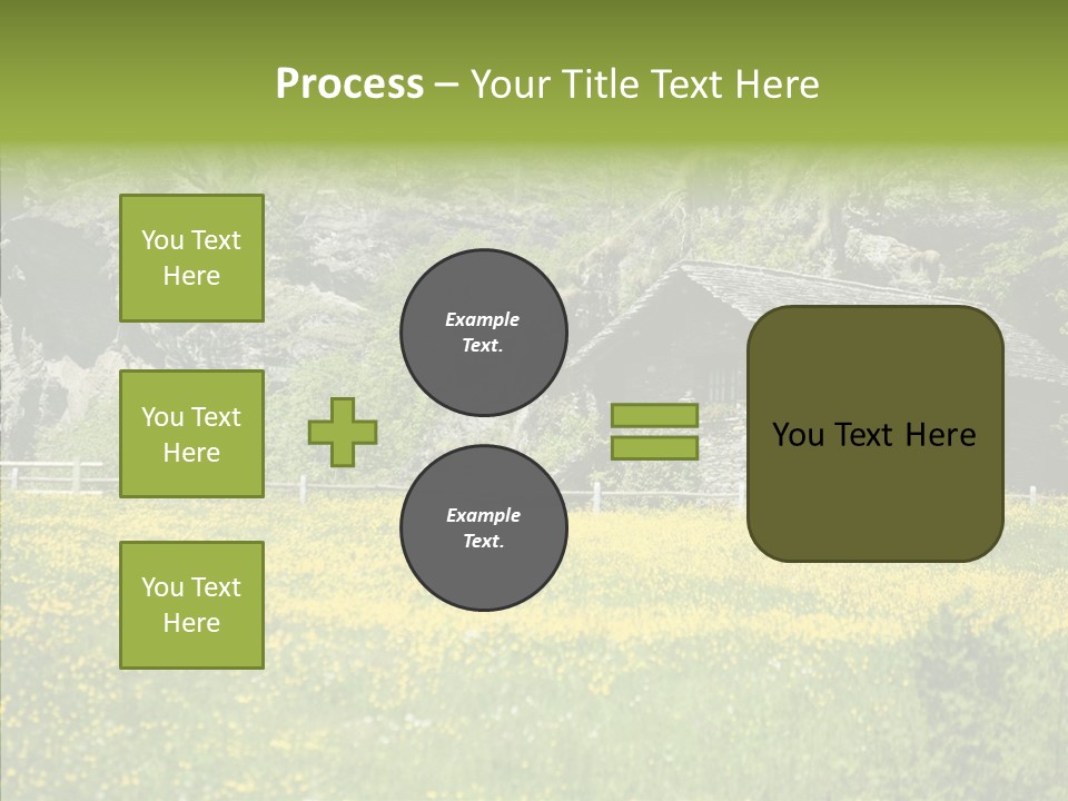 Field Outdoors Shack PowerPoint Template