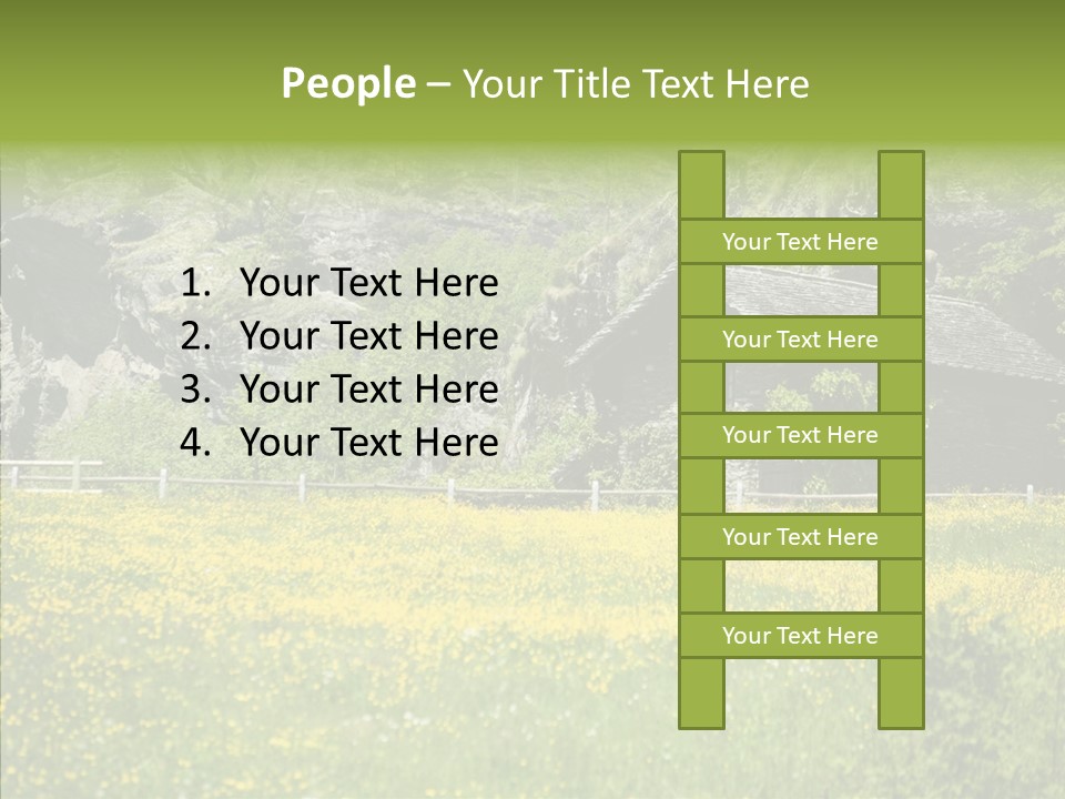 Field Outdoors Shack PowerPoint Template