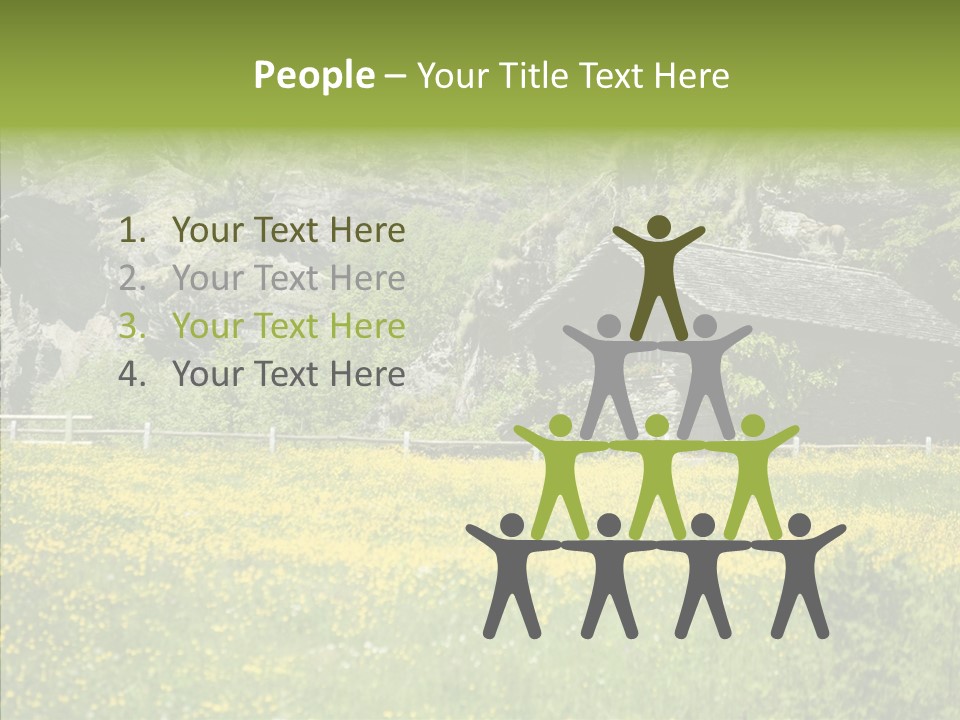 Field Outdoors Shack PowerPoint Template