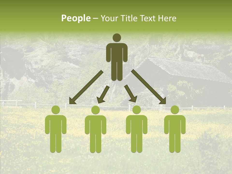 Field Outdoors Shack PowerPoint Template