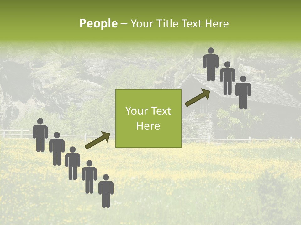 Field Outdoors Shack PowerPoint Template