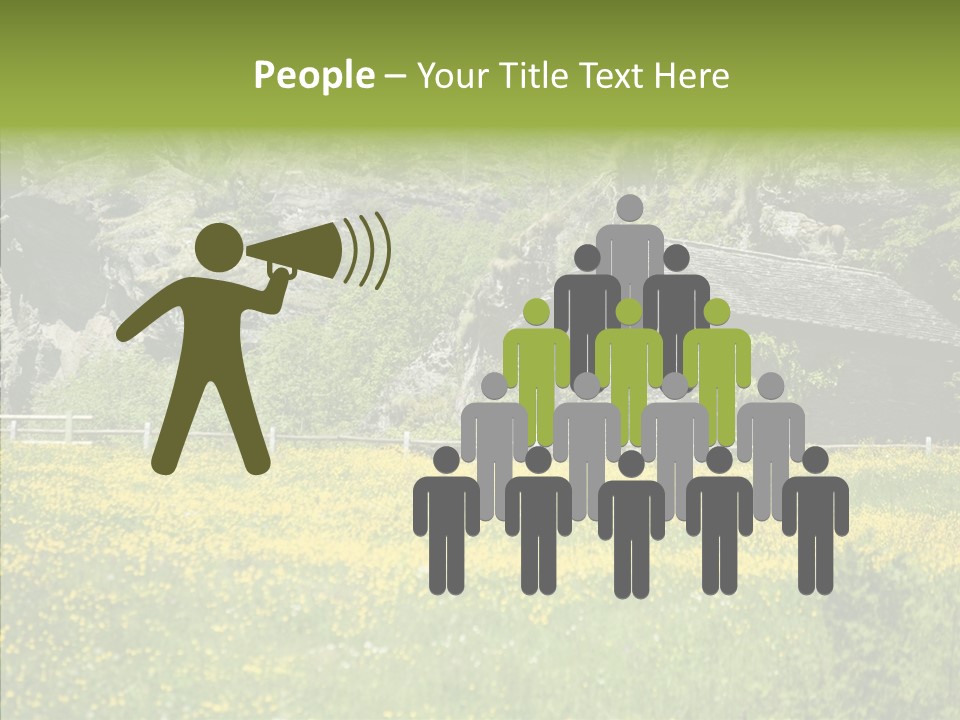 Field Outdoors Shack PowerPoint Template