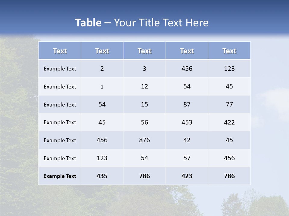 Plant Structure Nature PowerPoint Template