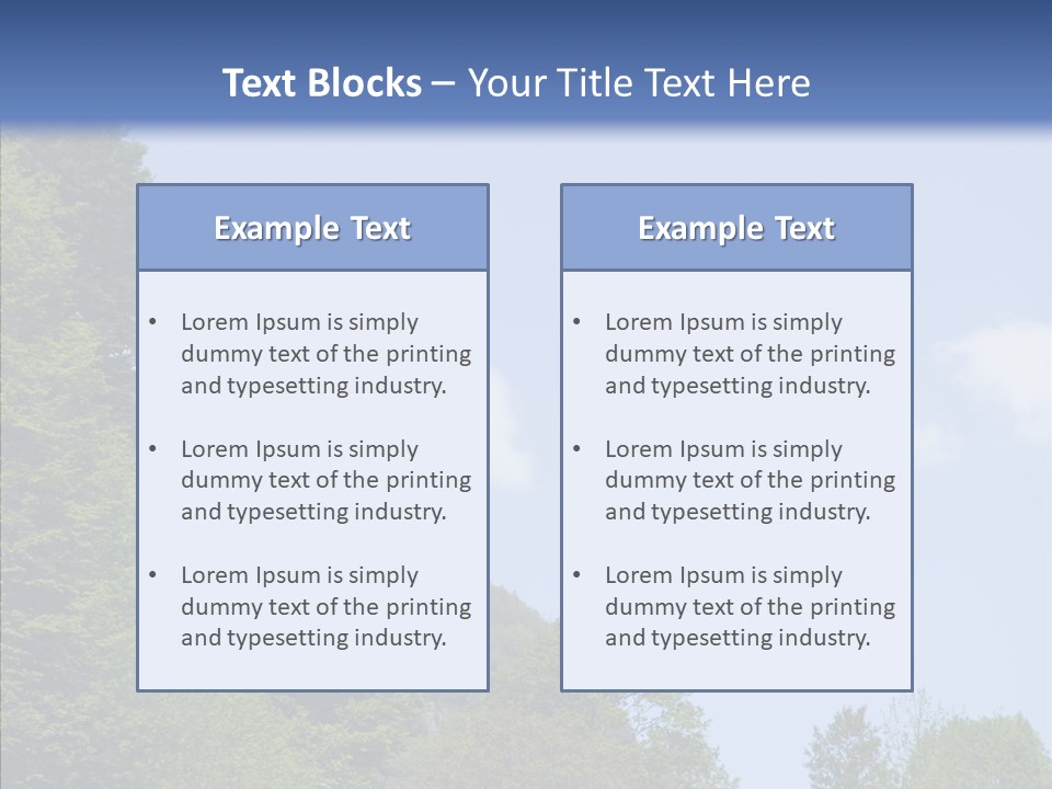 Plant Structure Nature PowerPoint Template