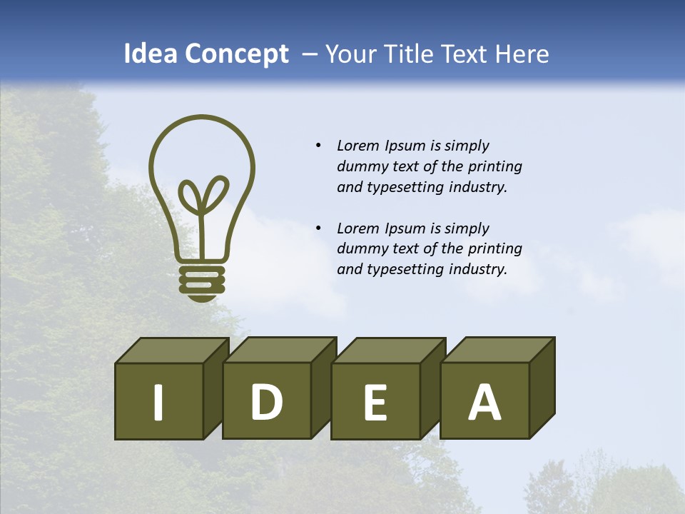 Plant Structure Nature PowerPoint Template