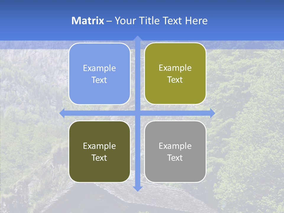 Vacations Forest Home PowerPoint Template