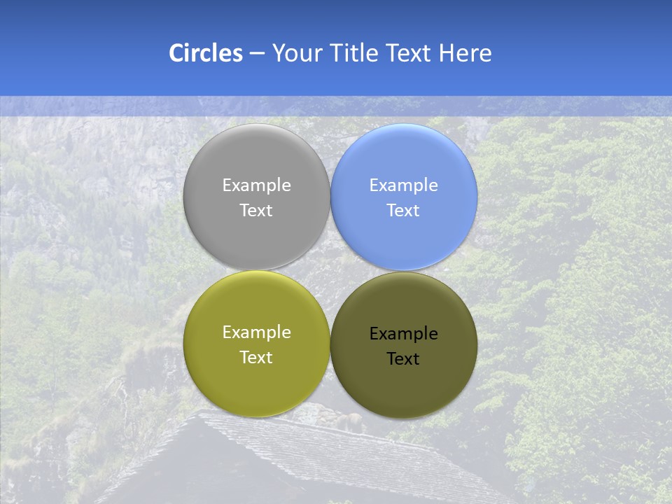 Vacations Forest Home PowerPoint Template